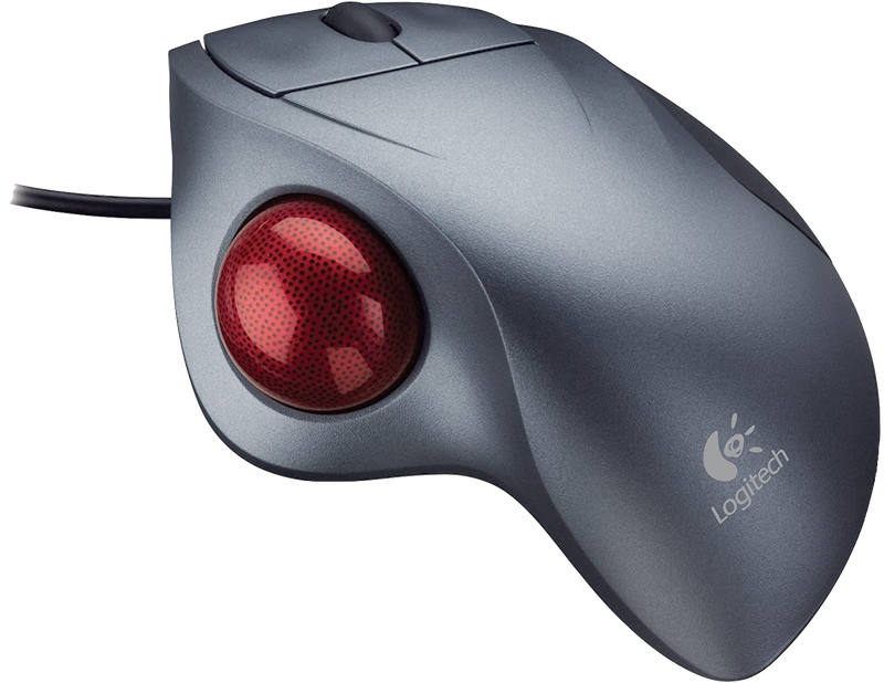 Logitech TrackMan Wheel Optical marketing shot