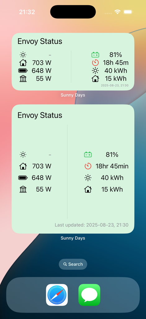 Sunny Days iOS Widgets